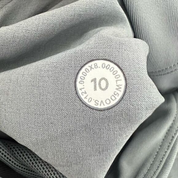 Lululemon Rhino Gray Keep Moving High Rise Luxtreme Full Length Pants Size 10 - Picture 12 of 12